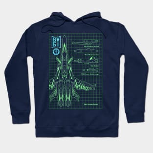 Macross SV51 Blueprint Hoodie